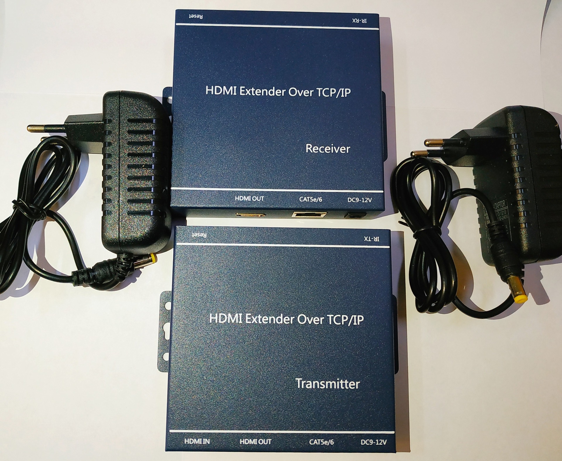 Комплект приемник передатчик hdmi сигнала по витой паре hdbaset 2k 4k