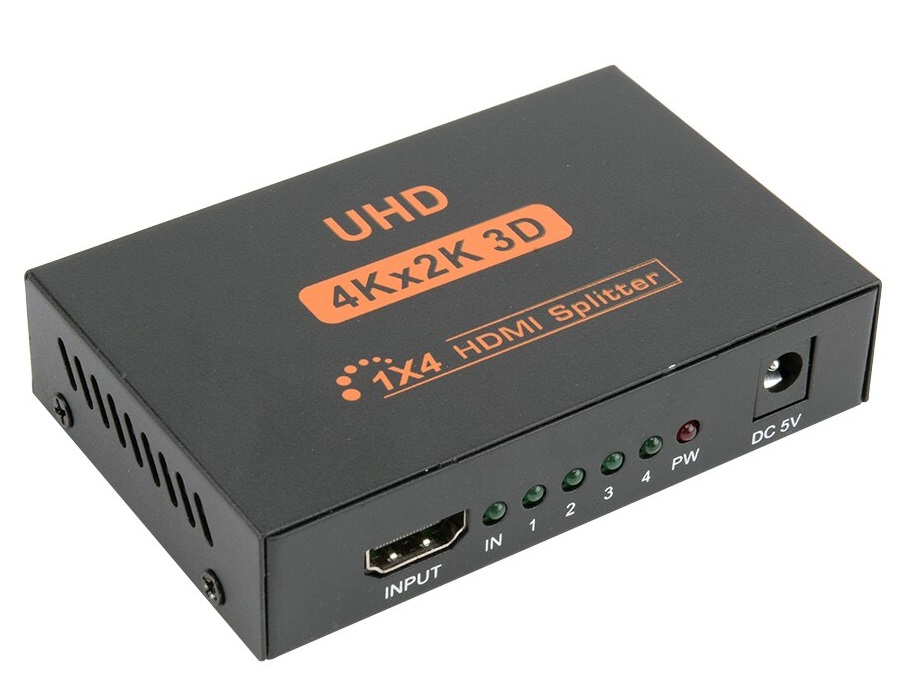 Разветвитель hdmi сигнала 1 вход 4 выхода dd414a vcom